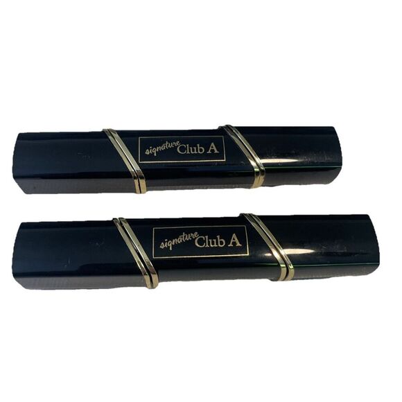 Signature Club A Royal C Face Eye Line Smoother Dual Ended .12 oz Black Gold 2 - Picture 1 of 4